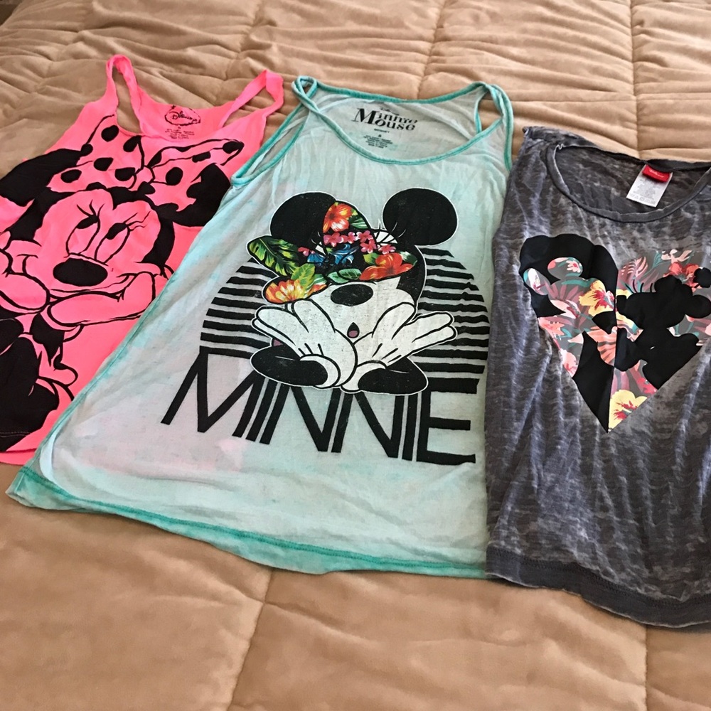 Minnie Mouse Tank top bundle 💓