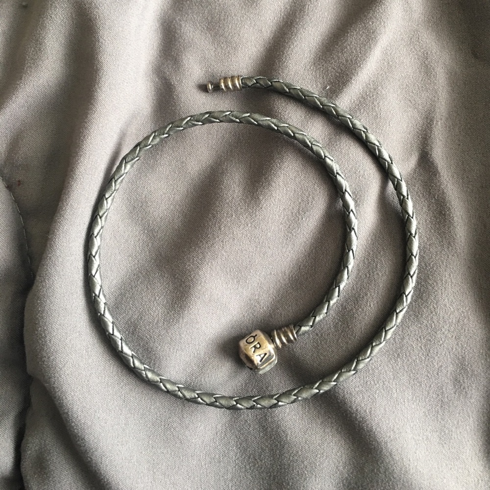 Pandora leather wrap bracelet