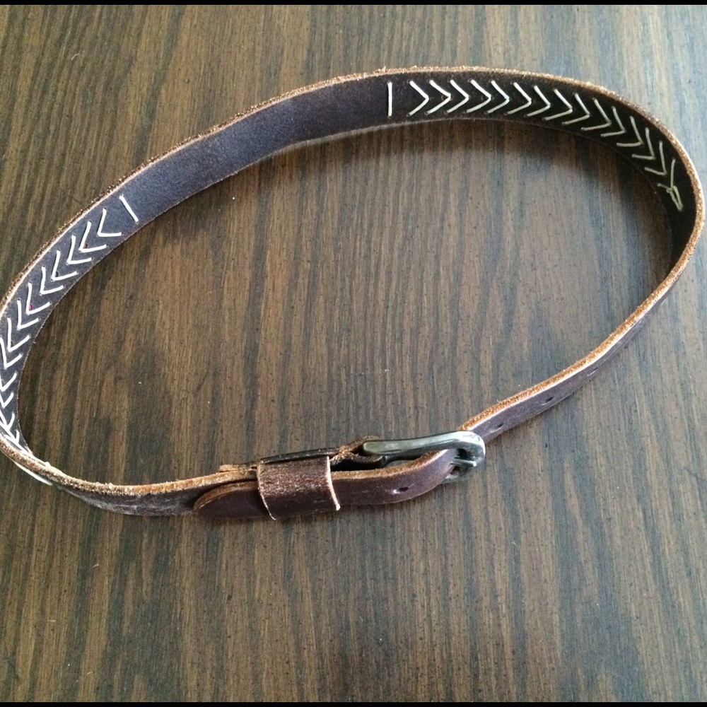 GAP genuine leather detailed belt