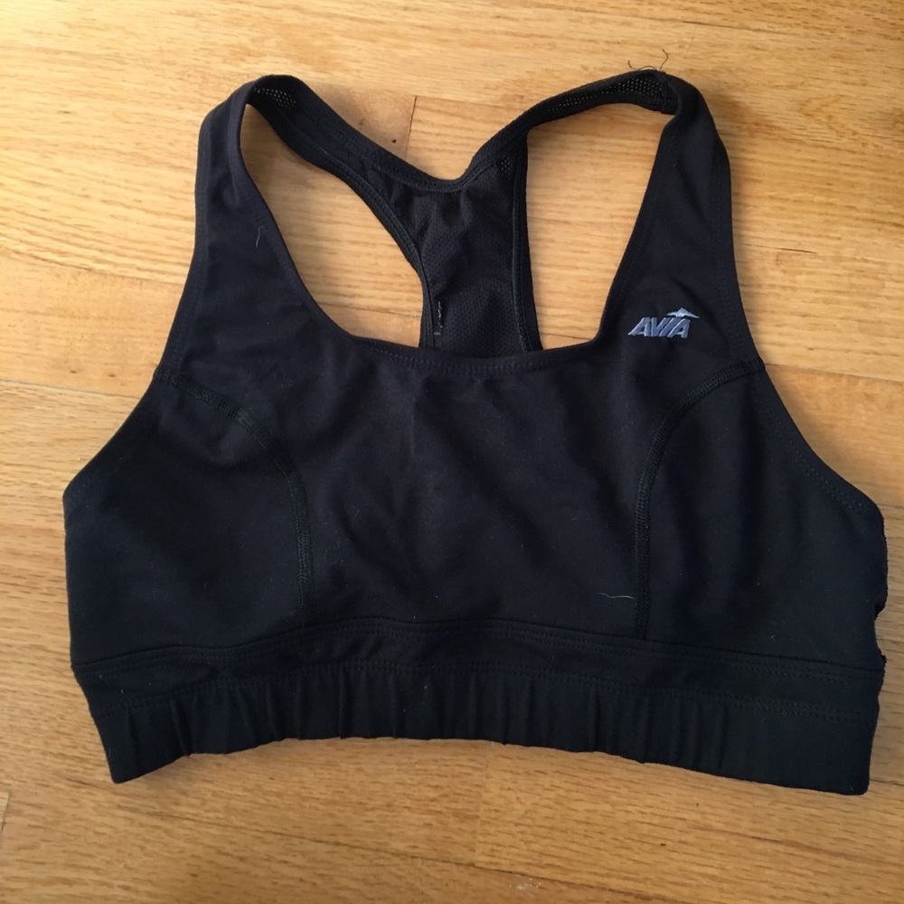 Black sports bra