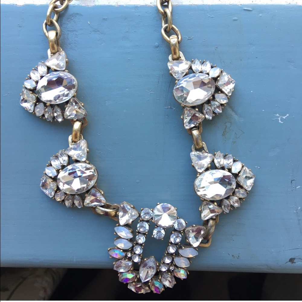 Crystal Statement Necklace from J. Crew