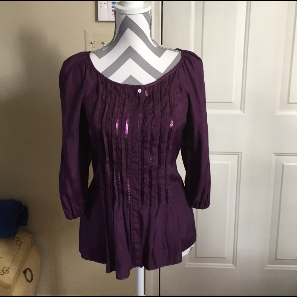 Beautiful eggplant colored top