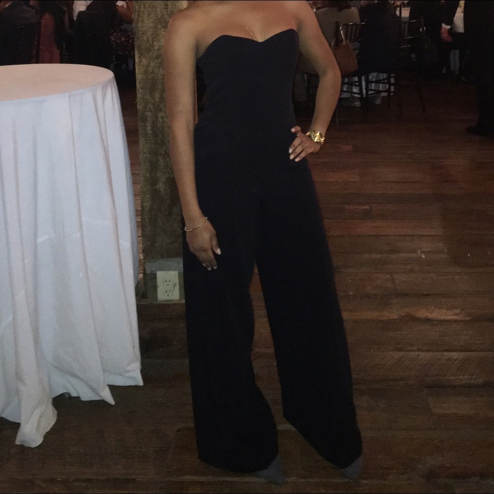 Strapless Black Jumpsuit