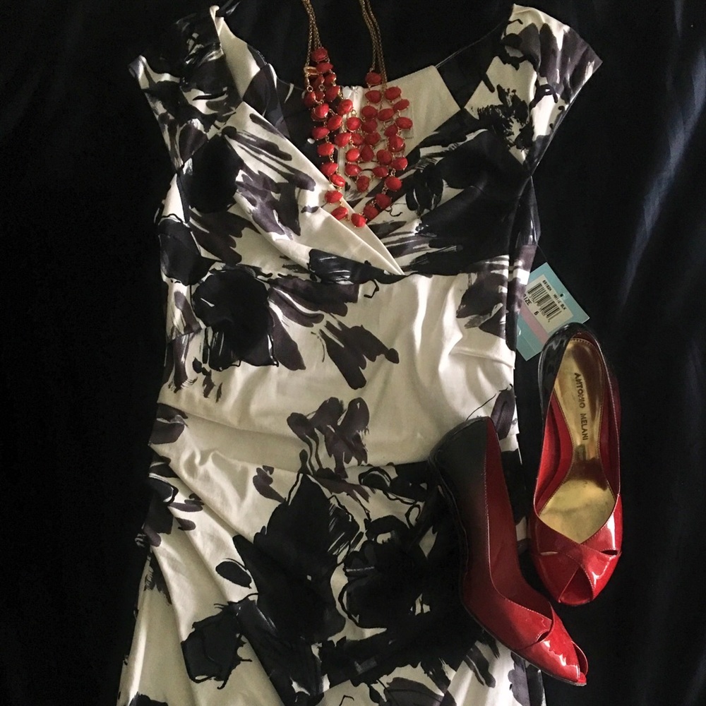 Suzi Chin Floral Dress