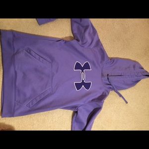 Purple Under Armour sweatshirt