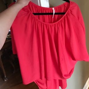 Hello Miss tangerine top