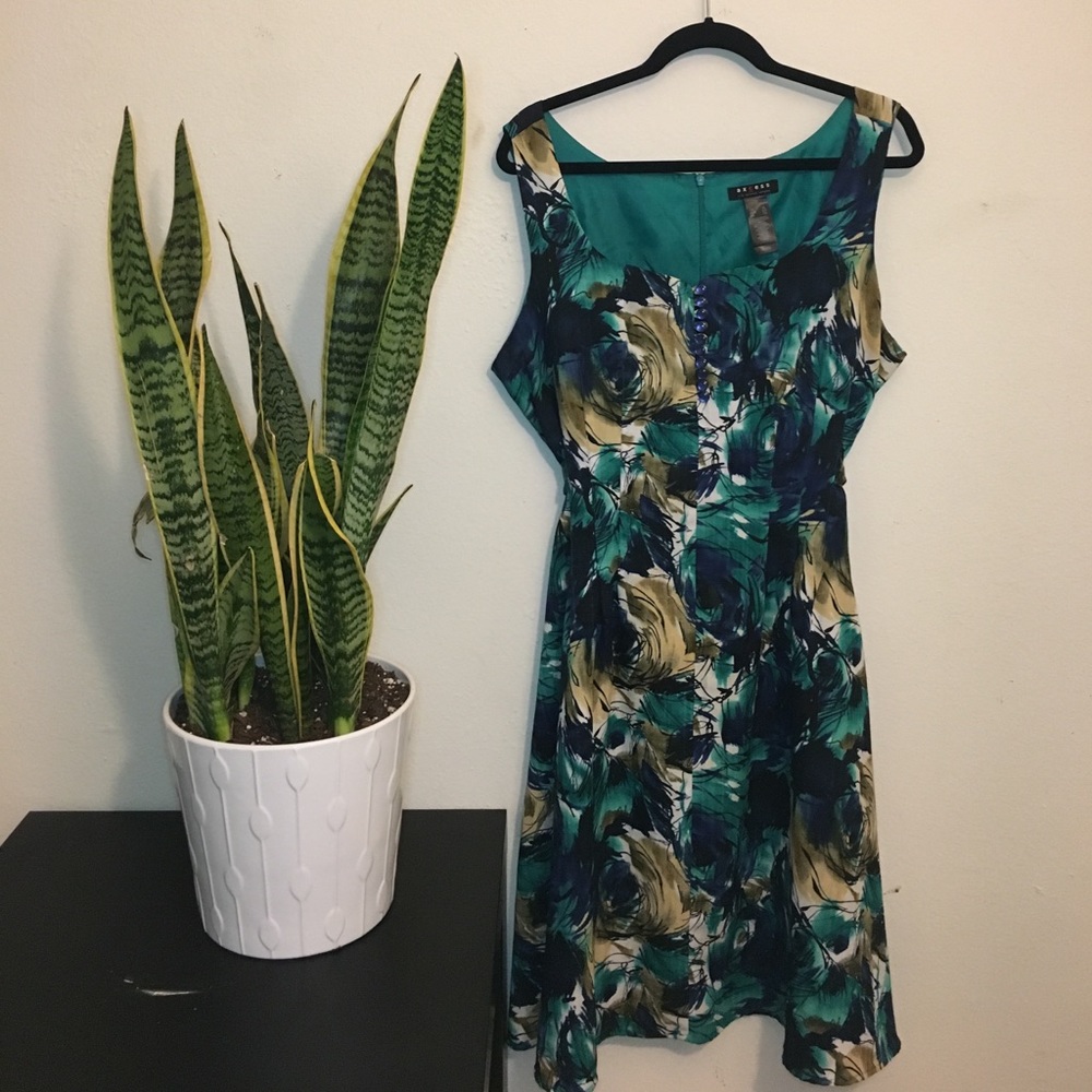 Access, Liz Claiborne, floral print dress