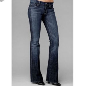 7 For All Mankind A Pocket Flare Jeans Size 27