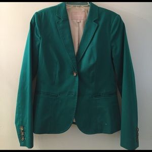 Green Blazer Banana Republic size 2