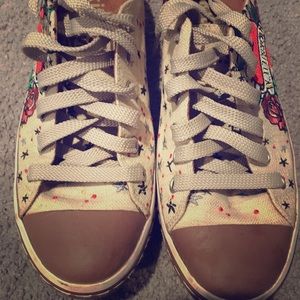 Sneakers unique Kitson Ed Hardy art