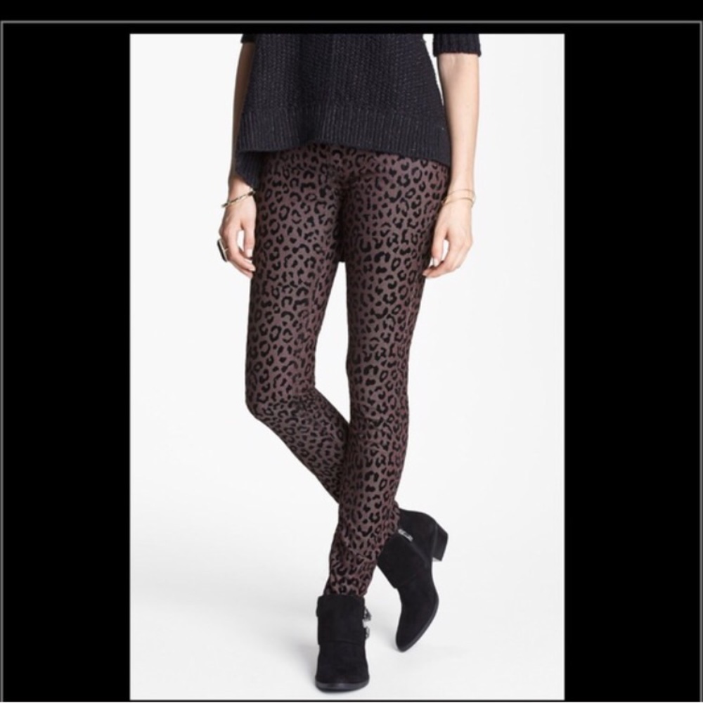 Free people leopard jeans
