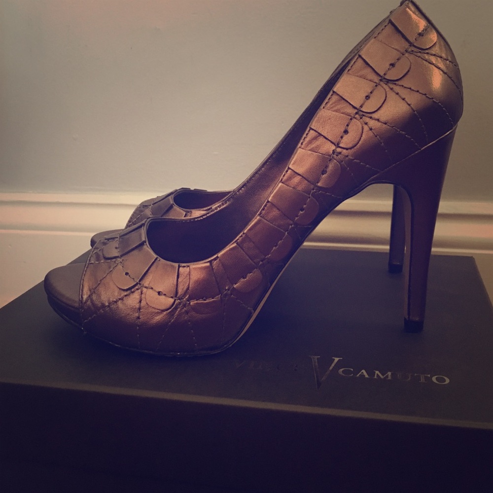 Vince Camuto "Feliciti" peep-toe stilettos