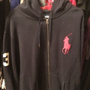 Men's POLO zip up hoodie