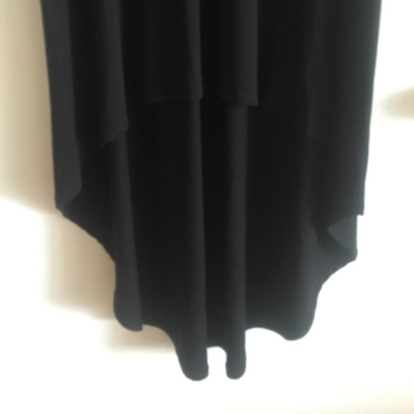 Womans sz s dress black long high low lace NWOT - Picture 2 of 8