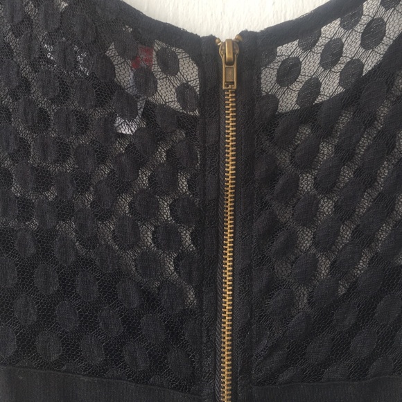 Womans sz s dress black long high low lace NWOT - Picture 4 of 8