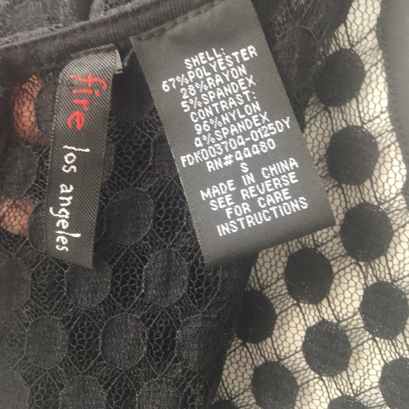 Womans sz s dress black long high low lace NWOT - Picture 6 of 8