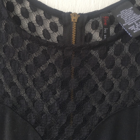 Womans sz s dress black long high low lace NWOT - Picture 8 of 8