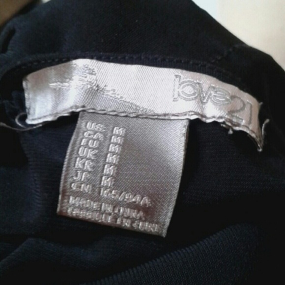 NWT Forever 21 black tunic size M - Picture 4 of 4