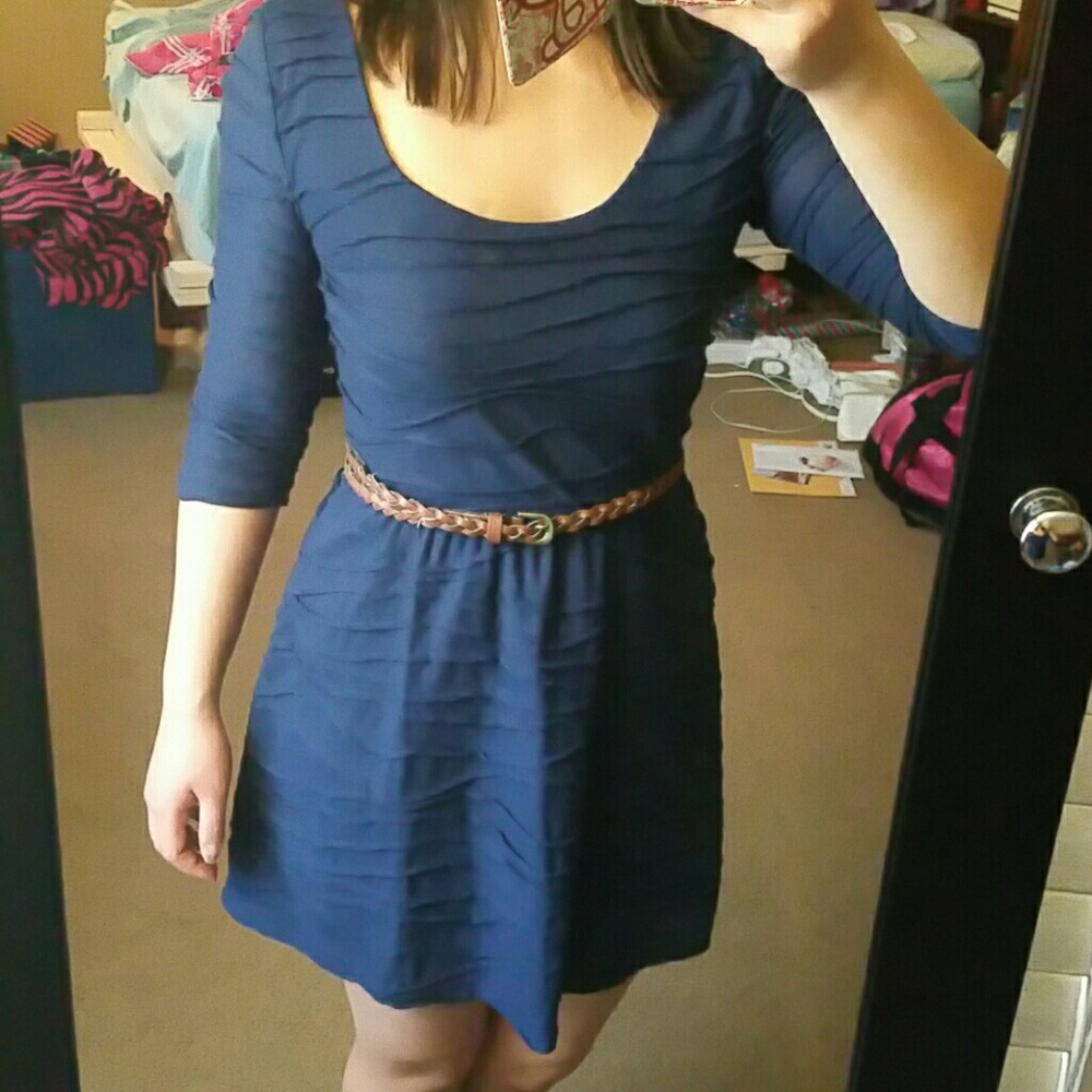 Blue dress