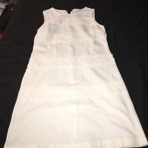 NY&Co White Lace Patterned Dress
