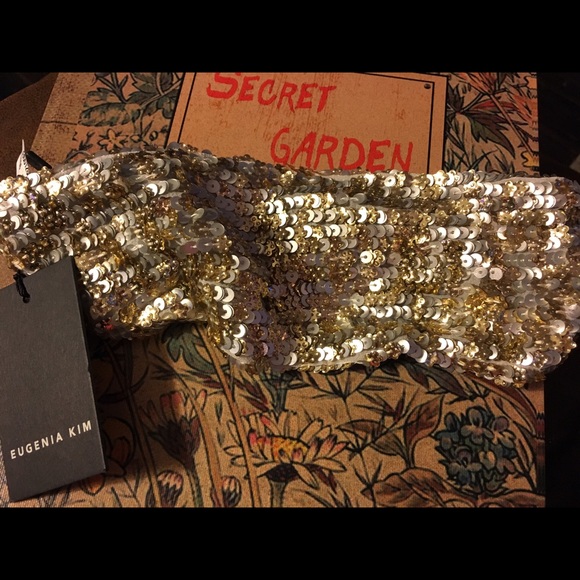 Eugenia Kim 100% silk with sequins hair wrap main image 5