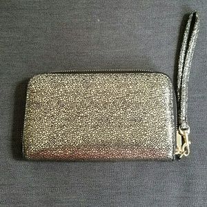 Black and Gold wristlet