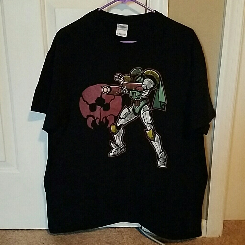 Samus Aran/Boba Fett Men's XL T-shirt