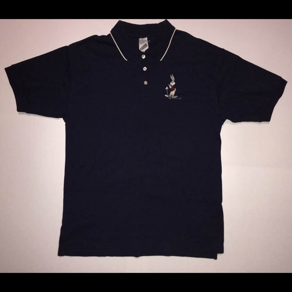 Warner Bros. Bugs Bunny Polo Shirt Navy