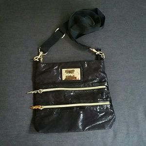 Sequin black and gold Betsyville Crossbody Bag