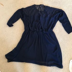 Navy blue dress