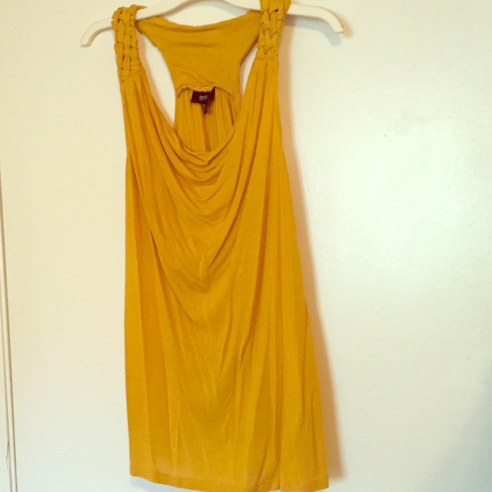 Gold Sleeveless Top