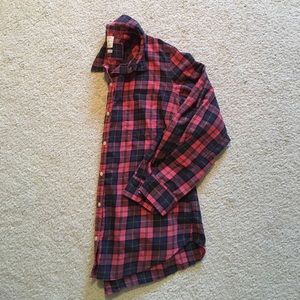 The Fitted Boyfriend Plaid flannel