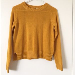 H&M Divided Mustard Sweater