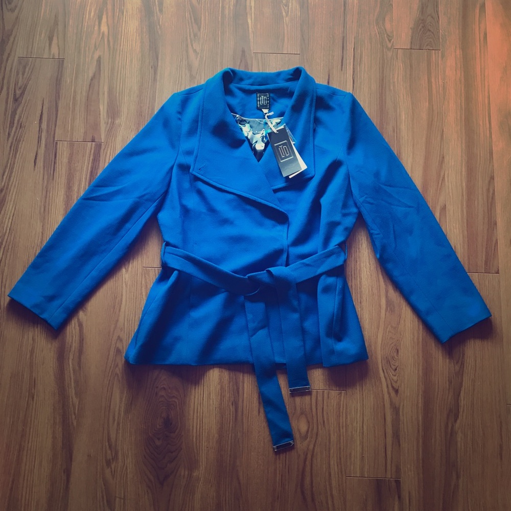 The Limited Bright Blue Light Weight Pea Coat