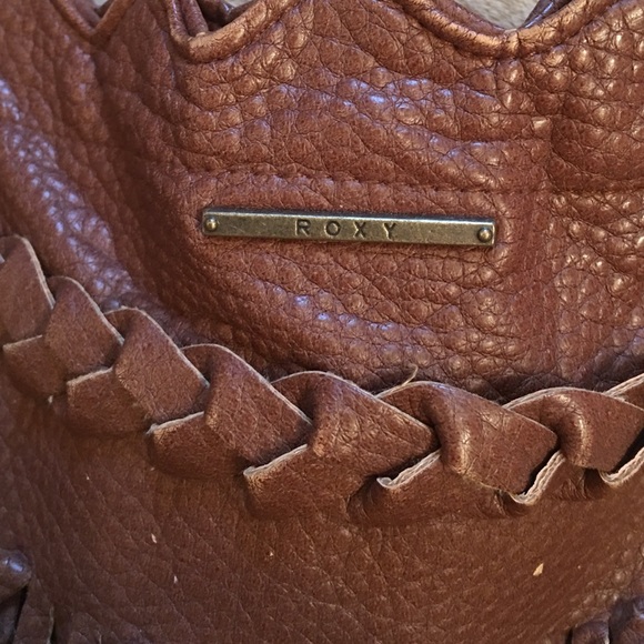 Roxy brown leather bag with fringe - Picture 2 of 2