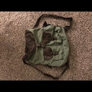 Green & Brown backpack