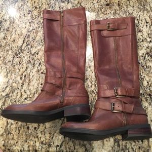 Enzo Angiolini Easaylem brown riding boots