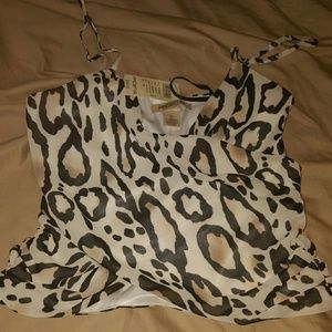 Arden B animal print top