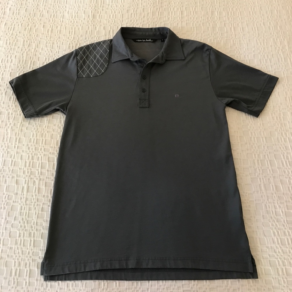 Men's Travis Mathew short sleeved golf shirt.