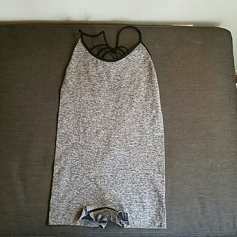 Grey Romper Bodysuit