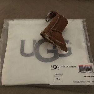 Classic Ugg Keychain and Zip Pouch