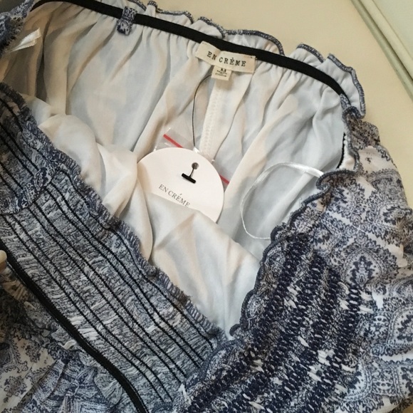 ☀️ summmer super sale ☀️ blue print mini dress - Picture 2 of 6