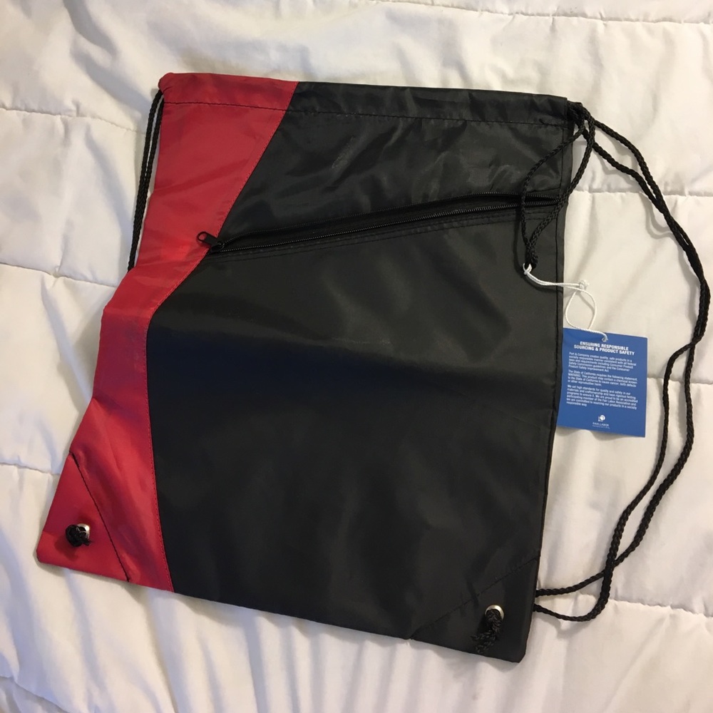 Red and black bag. GREAT FOR THE BEACH!!!
