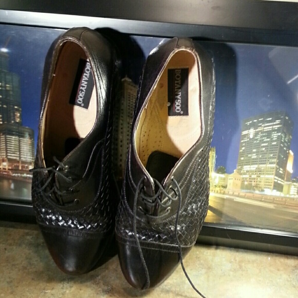 MEN DRESS SHOES.                      BASKETWEAVE - Picture 2 of 8