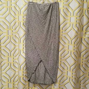 Grey Midi Skirt