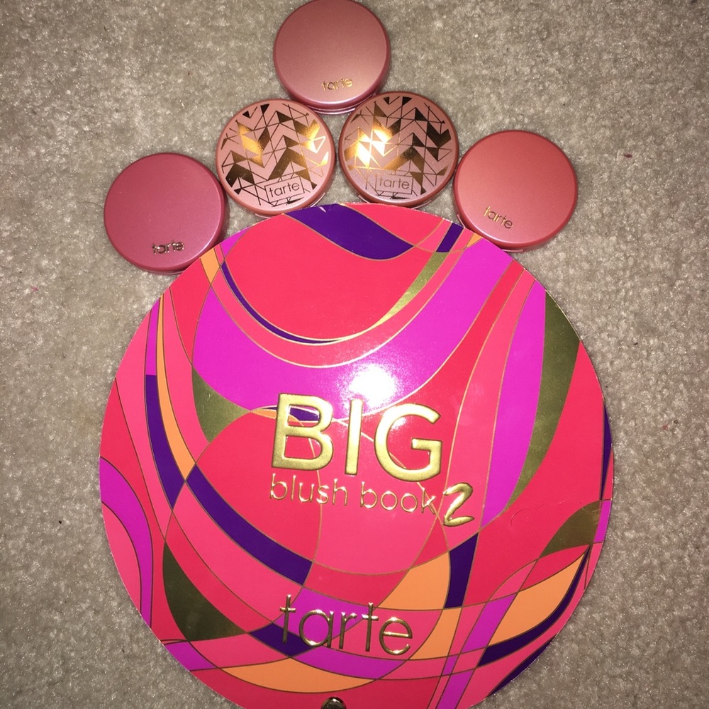 Tarte blush lot! Big blush book 2 & 5 holiday 2015
