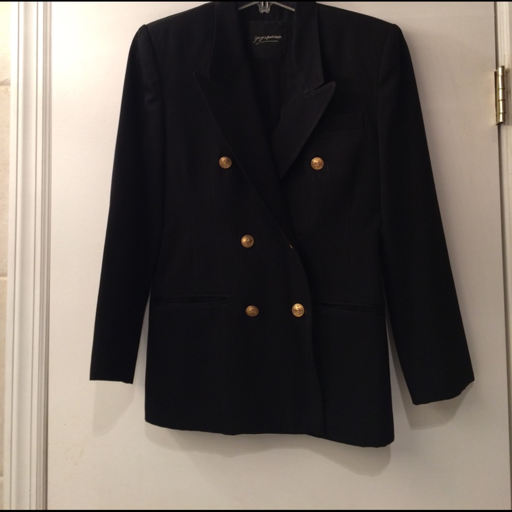 Georges Marciano black blazer size 2