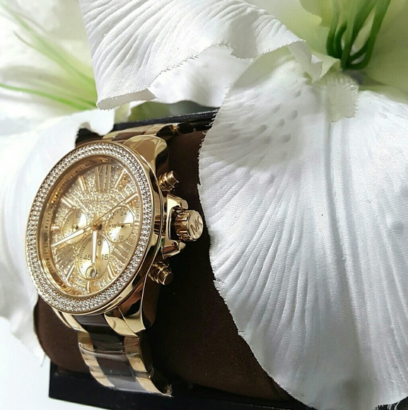 NWT Michael kors pave Crystal watch