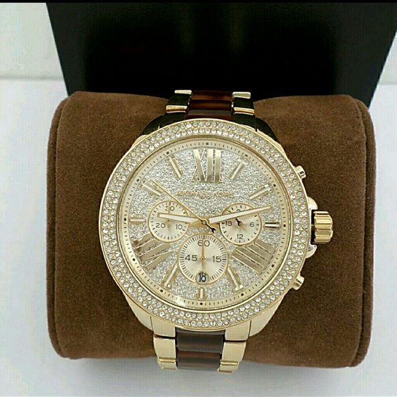NWT Michael kors pave Crystal watch main image 4
