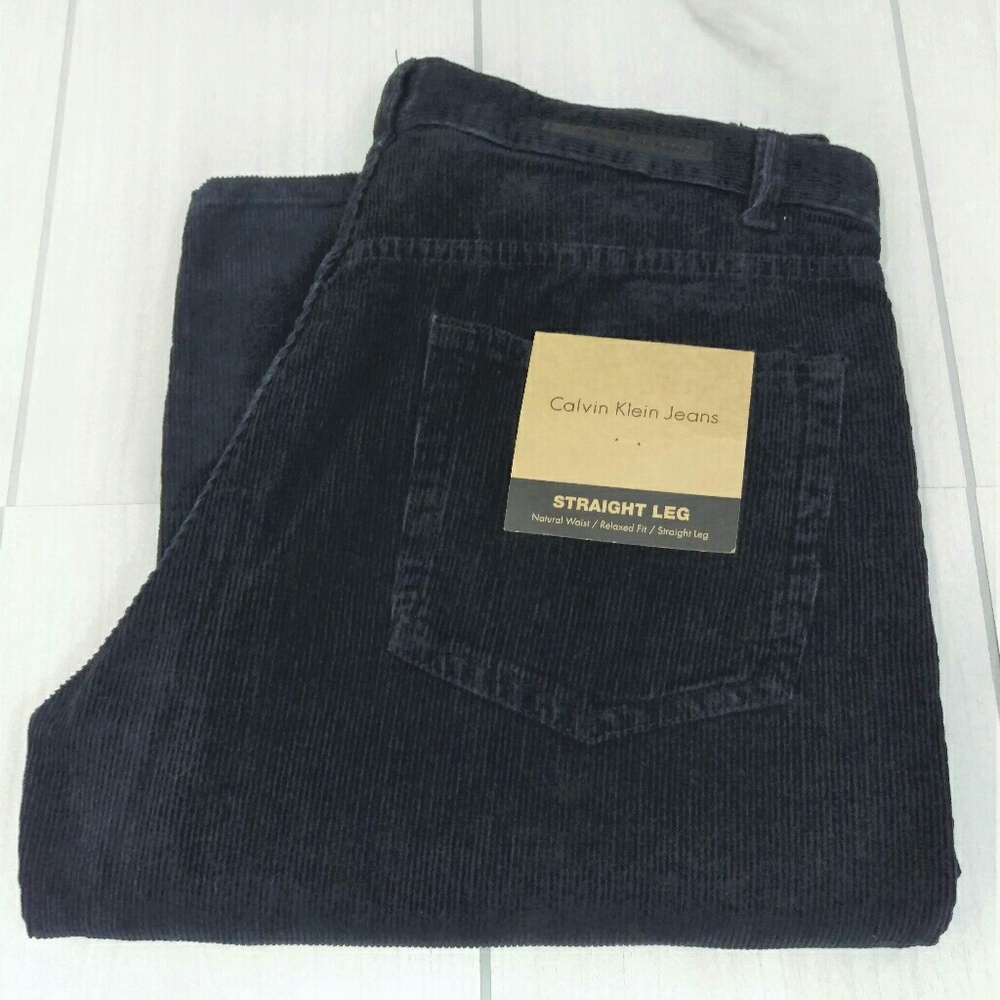 Calvin Klein Jeans Corduroy Pants Straight Size 34